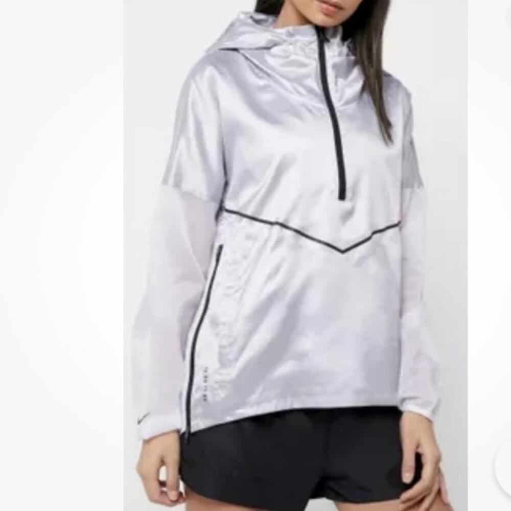 Nike Tech Pack Windrunner Hooded Jacket Silver & … - image 1